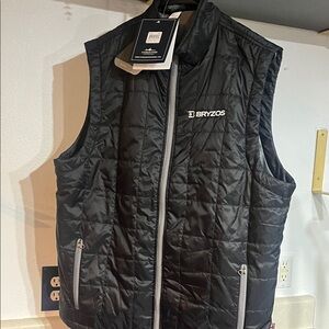 Black Quilted Men's Vest